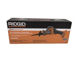 RIDGID R8648 18V SubCompact Brushless One Hand Reciprocating Saw - Tool Only